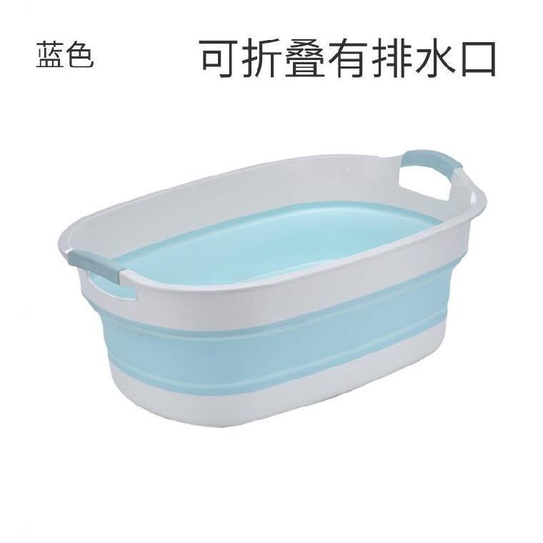 Bañera plegable para ducha de bebé, bañera portátil para mascotas, accesorios de seguridad, cesta de almacenamiento: A