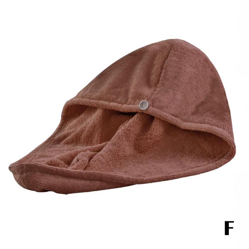 Microfiber Dry Hair Cap Super Absorbent Quick-dry Hair Hat Hat Bathroom Towel Bath Women Cap Accessories M9M8: F