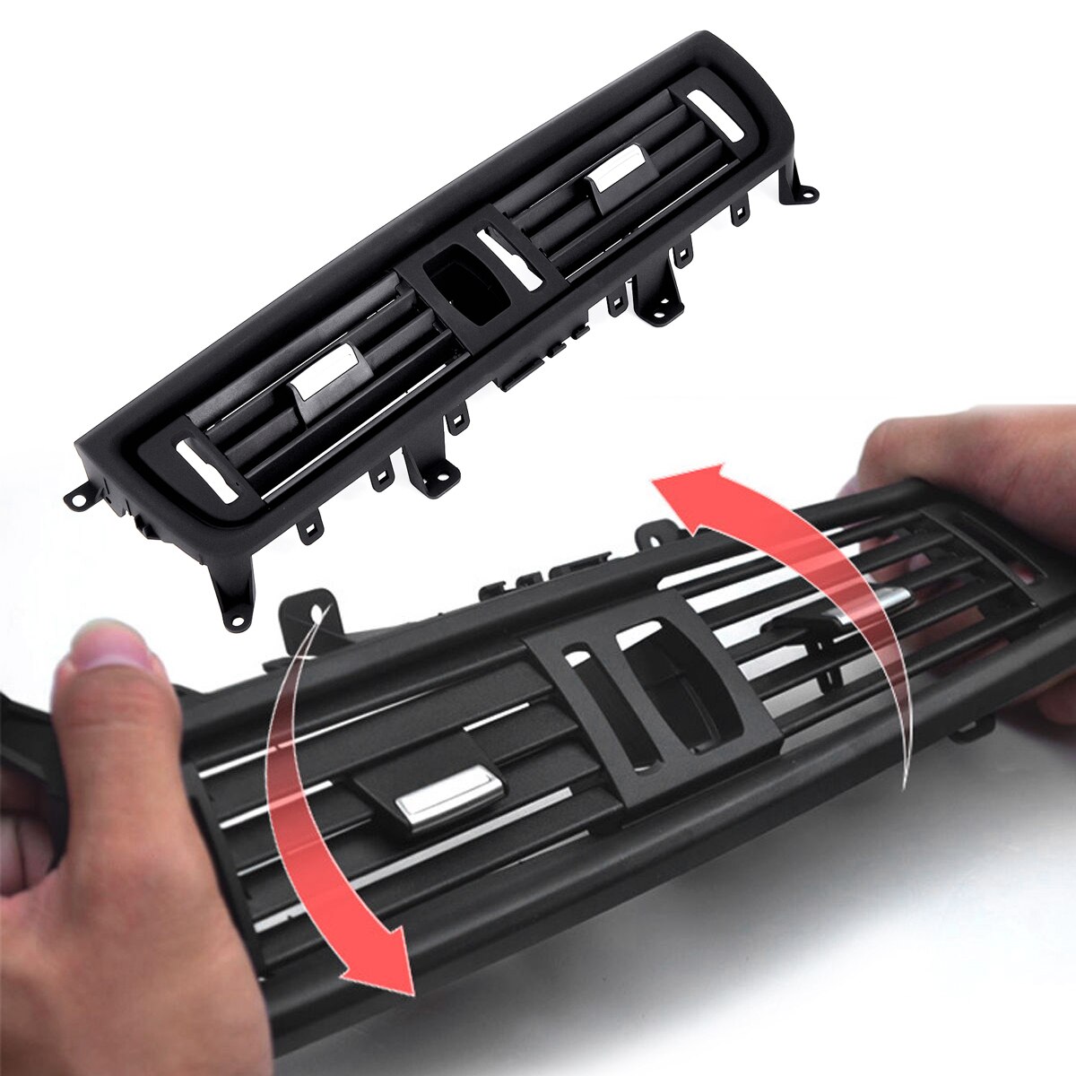 For BMW 520 523 525 528 535 F10 F18 Air Outlet Vent Grille Fresh Air Replacement Plastic Black Cool