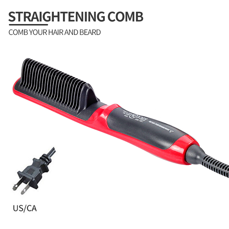 Plancha de pelo para hombre, plancha de pelo para hombre: US plug 01