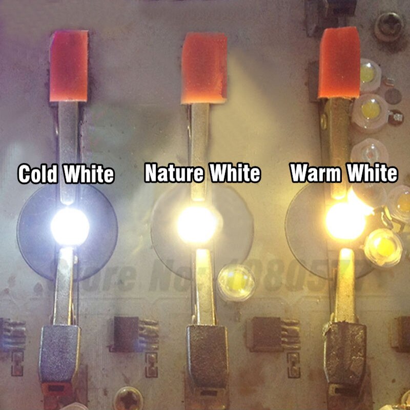 20PCS 1W 3W High power LED Lamps white /warm white/nature white 30mil 45mil Chips high light lights