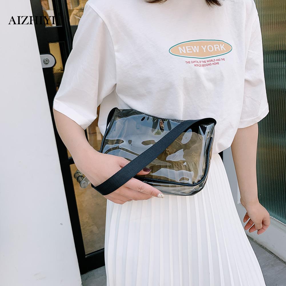 PVC transparent klar Frau Crossbody Taschen lässig Sommer Schulter Tasche Handtasche Gelee klein Telefon Taschen mit Karte Halter