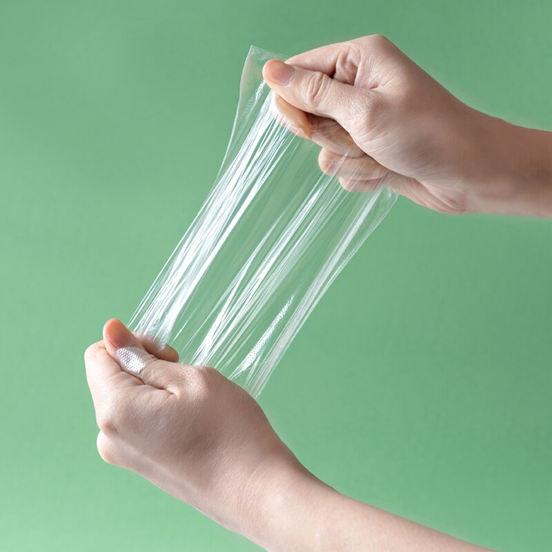 100 stuks plastic wegwerphandschoenen voor veiligheid, universeel, schoonmaakwerk, transparante vingerhandschoenen, gratis maat
