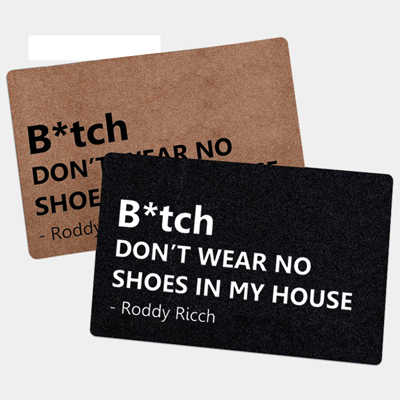 Tapete deocorativo para porta frontal, tapete para casa, exterior, interno, preto, de fibra de poliéster, antiderrapante, tapete para chão, sapatos tapetes: 2 Pack Set