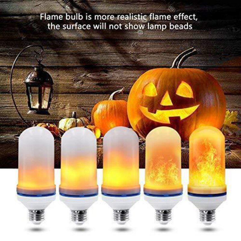 ledet flamme effekt lyspære dekorative dynamiske brann lyspærer mais pære flimrende emulering dekor ledet lampe belysning