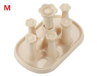 Bloem plastic beker opbergrek bekerhouder huishoudelijke glazen mok lekbak babyfleshouder standaard plank: En