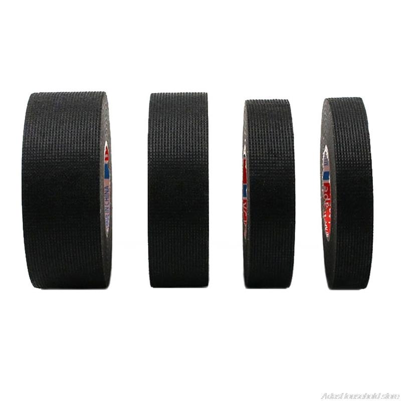 Automotive Wiring Harness Cloth Tape Black Flame Resistant Tape Strong Adhesive Cloth Tape Noise Damping Tape Length 15m de7 21