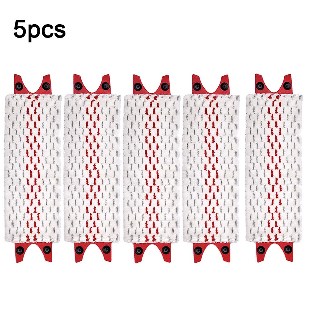 10 stk mikrofiber gulvmoppe klud puder udskiftning til vileda ultramax moppe refill gulv vaskbar udskift spray flad moppe klud: 5 stk