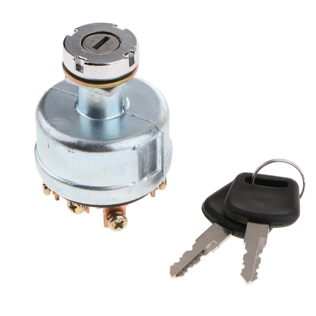Agricultural Modified Car Forklift 2 Position Ignition Switch Lock with Keys