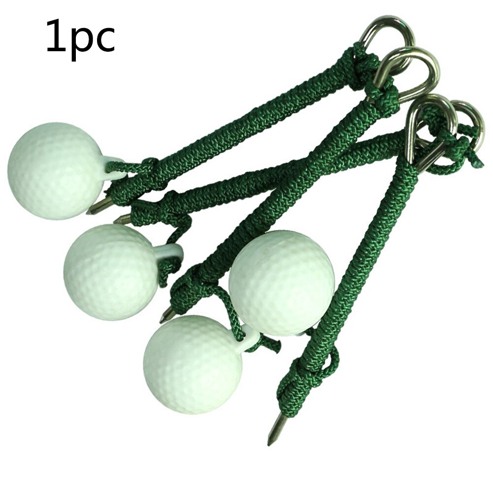 Shot Practical Hit With Rope Accessory Beginners Outdoor Practice Training Aids Golf Ball Durable Sport Plastic Swing