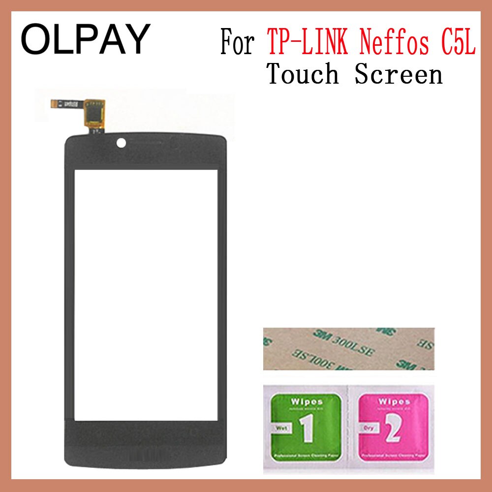 Mobile Phone TouchScreen For TP-Link Neffos C5 C5A C5L C5 MAX Touch Screen Glass Digitizer Panel Lens Sensor Repair: C5L Black