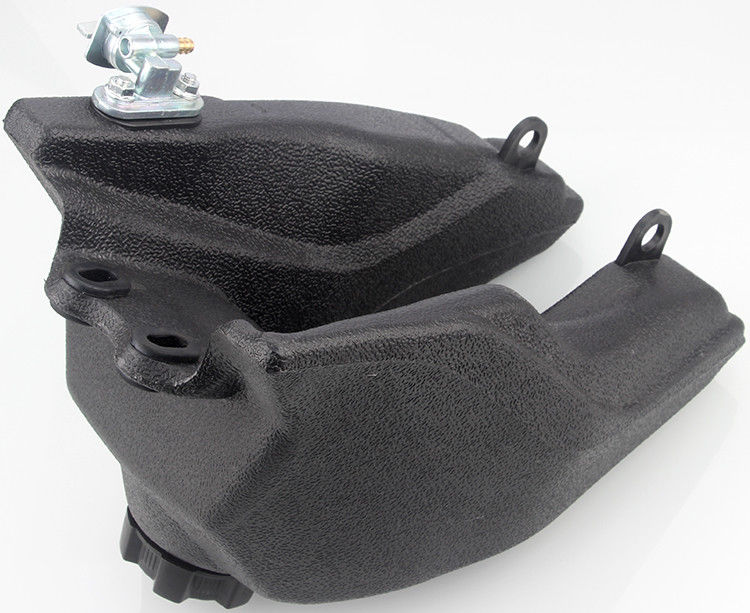 Czarny zbiornik paliwa gazowego 4 kołodziej Qaud dla ATV Kazuma Meerkat Redcat Hensim 50CC 70CC 90CC