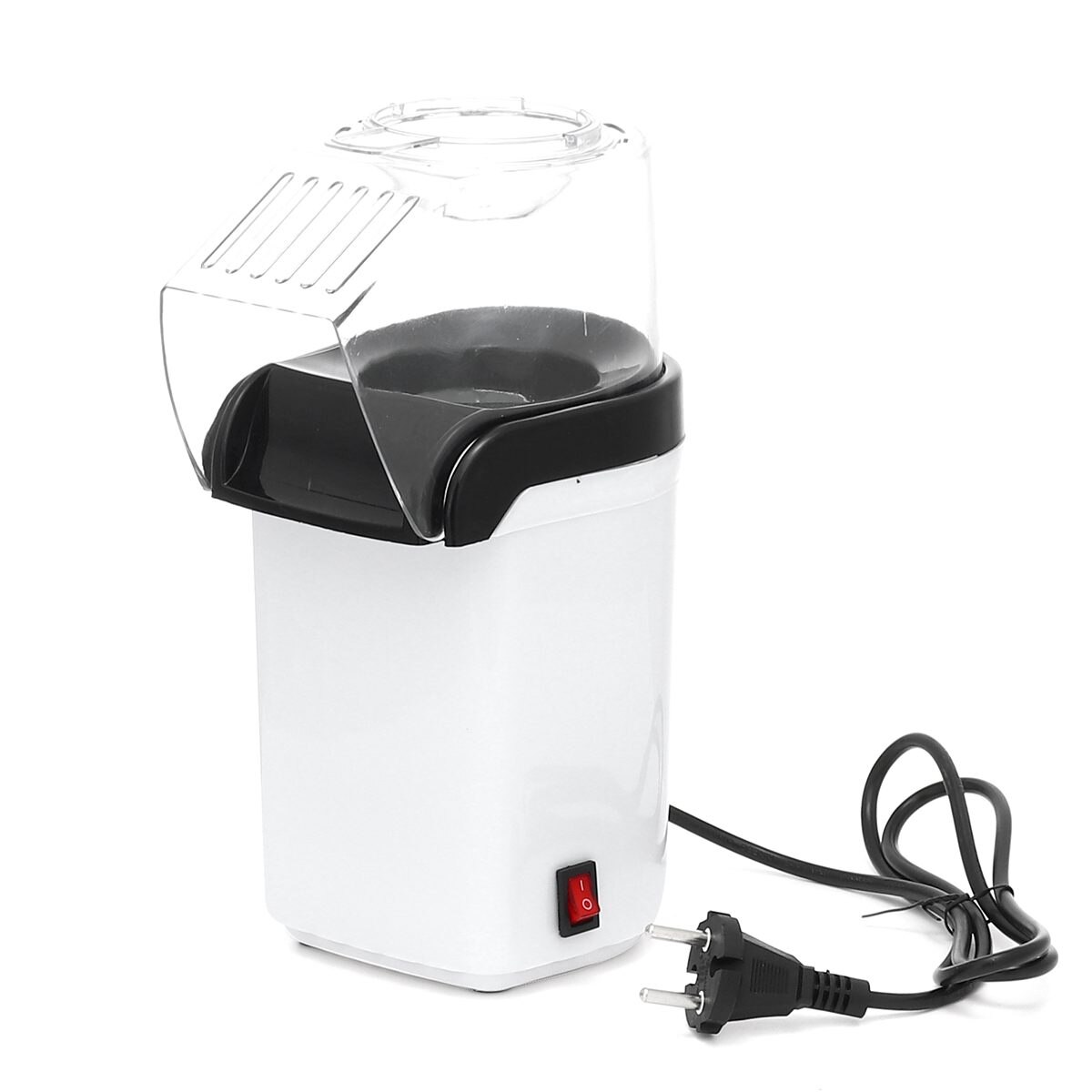Mini Electric Popcorn Maker 1200W Home Air Tabletop Party Snack Oil-Free Household Corn Popper Kitchen Popcorn Machine: US