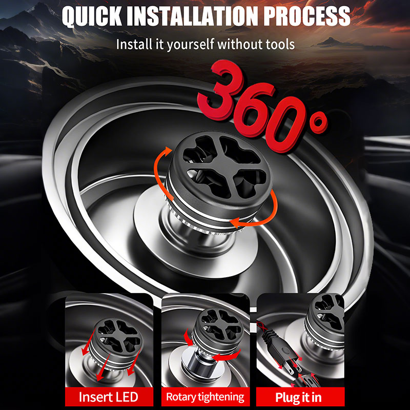 Faro LED para coche 880 5202 9005 9006 9012 H1 H4 H7 H11 luces para correr de conducción automática luz brillante accesorios para coche haz alto y bajo