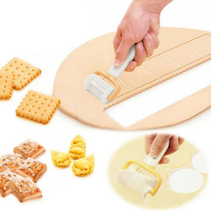 Pastry Spatula Dough Bread Cookies Pie Cakes Lattice Pastry Cutter Roller Wave Tool Home Kitchen Tool Baking & Pastry Tools