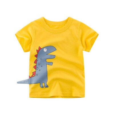 Kinderen Met Korte Mouwen T-shirts Kinderen Kleding Kinderen Dragen Zomer Buitenlandse Jongen Blouses Baby Truien 9241: Color 2 / 6m