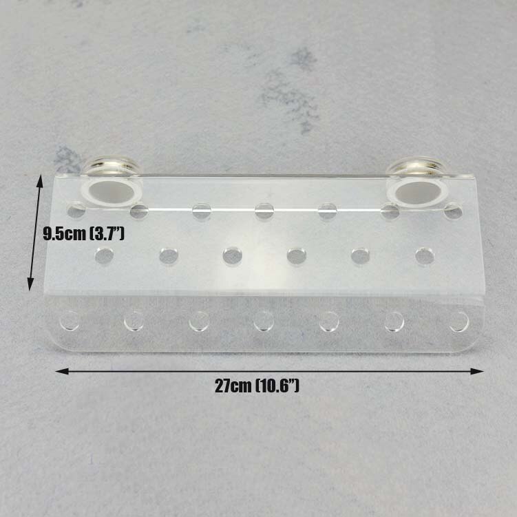 SPS phyto plus coral frag rack stand bracket mini nano strong magnet fix aquarium fish reef tank inclined plane: 27cm with 20 base