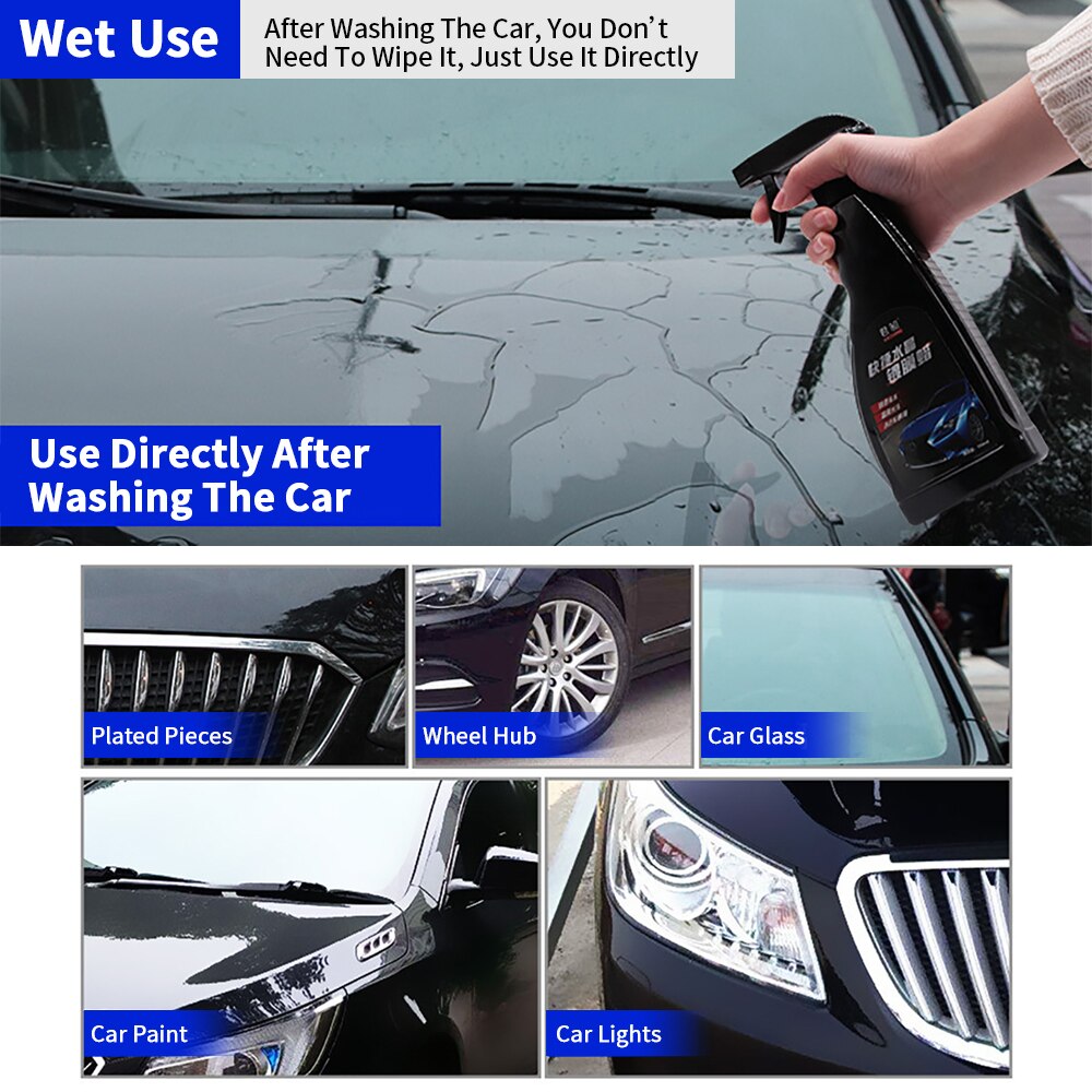 Cire de revêtement en céramique pour voiture, 550ml, Agent de polissage, cristal, Spray, étanche, Nano, outil d&#39;entretien, peinture