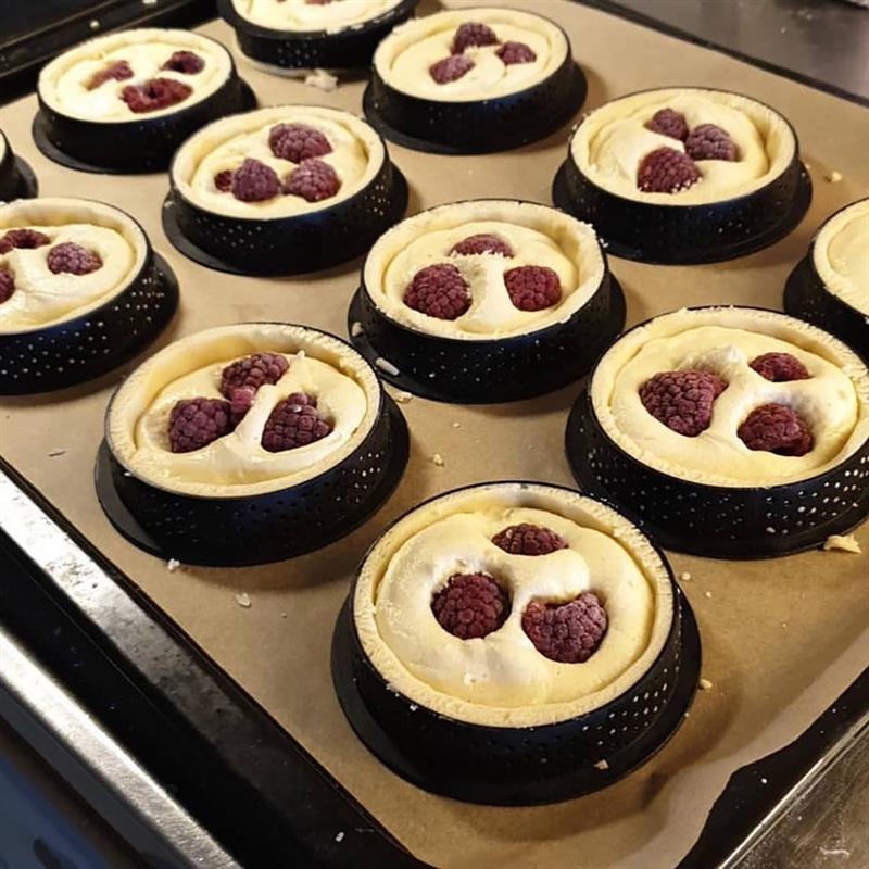 4/6/8/10 stk. tærteringe perforeret kageform rund mousse cirkelring fransk dessert bageform udstikker dej gør-det-selv dekorationsværktøjer