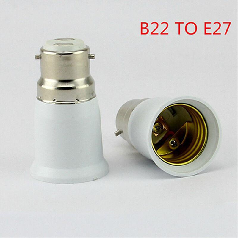 B22 to E27 Light Lamp Bulb Holder Converter Edison Screw to Bayonet Cap Socket light Bulb Base type Adapter