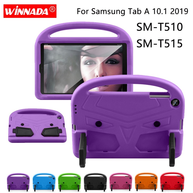 Für Samsung Galaxis Tab EINE 10,1 T515 T510 fallen freundlicher Tablette EVA schaum Stand Abdeckung für TabA 10,1 zoll SM-T510 SM-T515