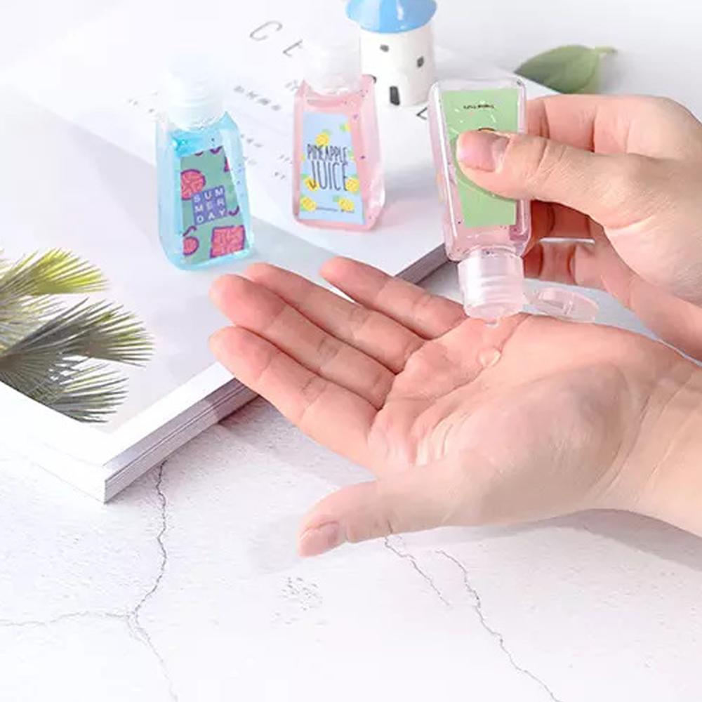 10pcs 30ml Shower Lotion Applicator Gel Portable Non-Washing Disinfection Hand Sanitizer Holder Containers Plastic Bottle