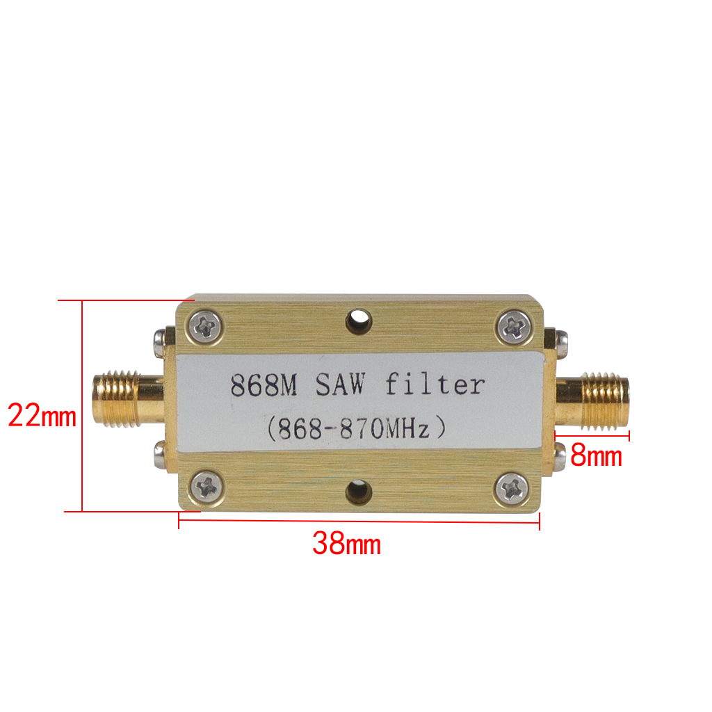 Filtre de scie passe-bande 868MHz /915MHz pour télécommande pour amplificateur Radio IoT RFID Mudule pour filtre minier à hélium