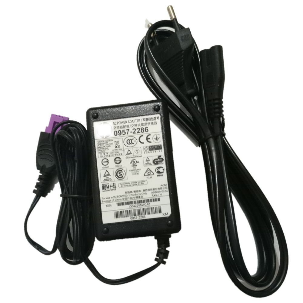 30 v333ma Wechselstrom adapter für HP Deskjet-Drucker 0957 2290 0957 2286 49189-02060 Ladegerät mit EU-Wechselstrom kabel