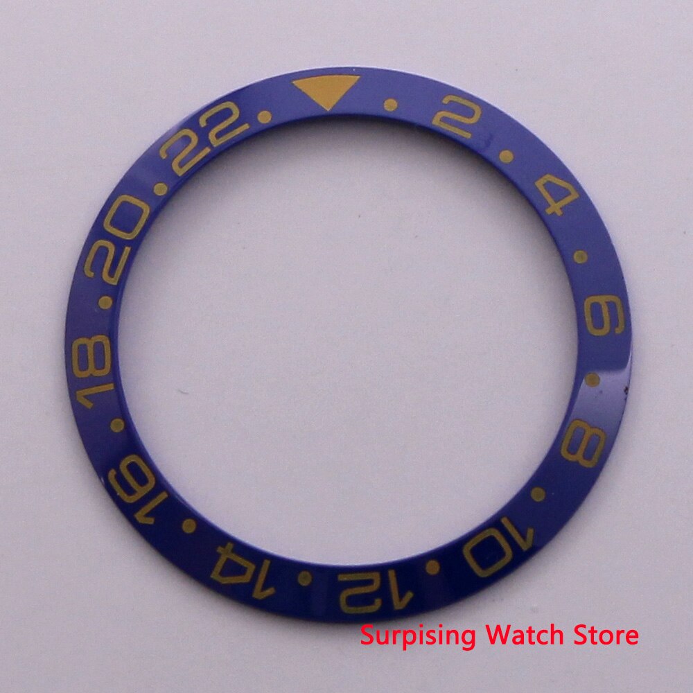 38 Mm Keramische Bezel Fit 40 Mm Horloge Case Sub Automatische Gmt Heren Horloge: NO5