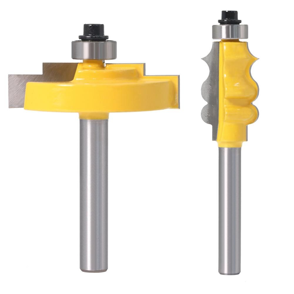 1PC 8mm Shank Picture Frame / Molding Router Bit - Large Trimming Wood Milling Cutter for Woodwork Cutter Power Tools