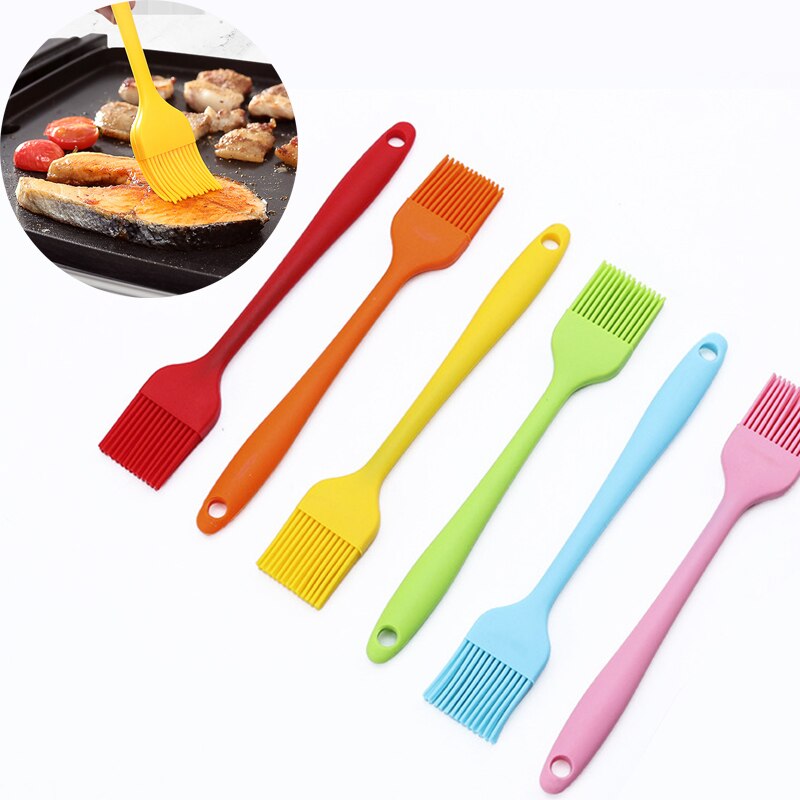 Pinceles para panadería, barbacoa, pastel, cepillo de aceite para parrilla de barbacoa, resistentes al calor, de silicona, para cocinar, cepillo de cocina