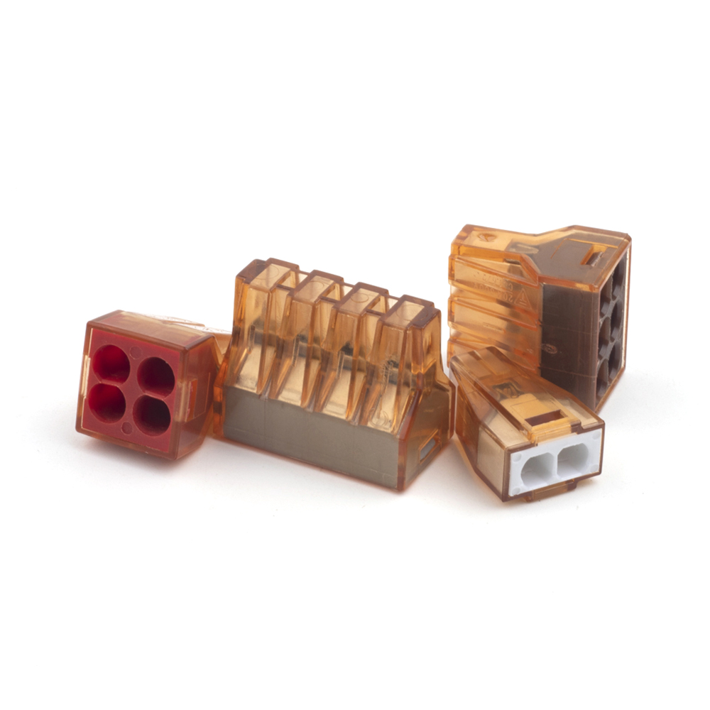 25PCS Snelle Elektrische Kabel Connectors Universele Terminals 2/4/6/8 Pin Voor Abutment aansluitdoos Led Licht Regelmatige Verbinding