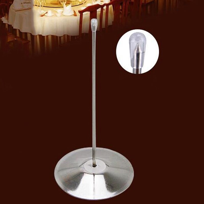 Stainless Steel Straight Rod Paper Memo Holder Bill Fork Fork for Receipt Note Spike Stick accessories tools