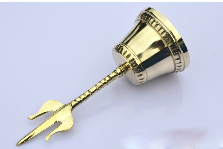 Taoism multiplikator förnödenheter taoistiska sanqing klockor buddhistiska musikinstrument handklocka trigeminusklocka