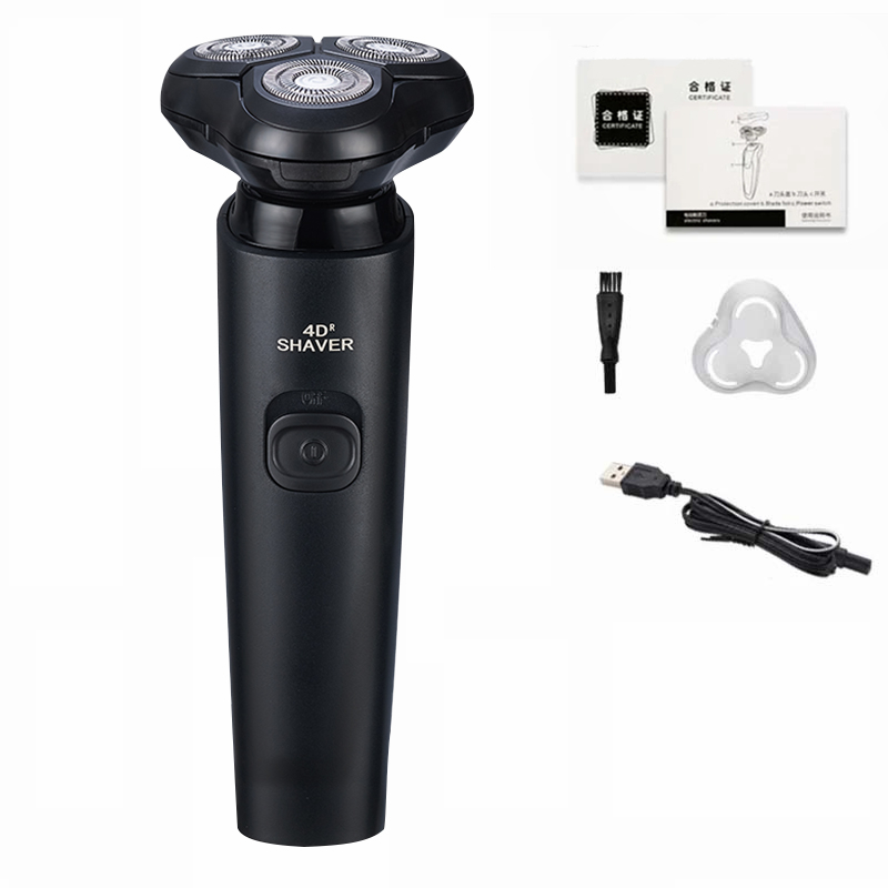 ZOZEN Electric Shaver Washable Rechargeable Electric Razor Shaving Machine for Men Body Hair Beard Trimmer Wet-Dry Use Washable: Gold