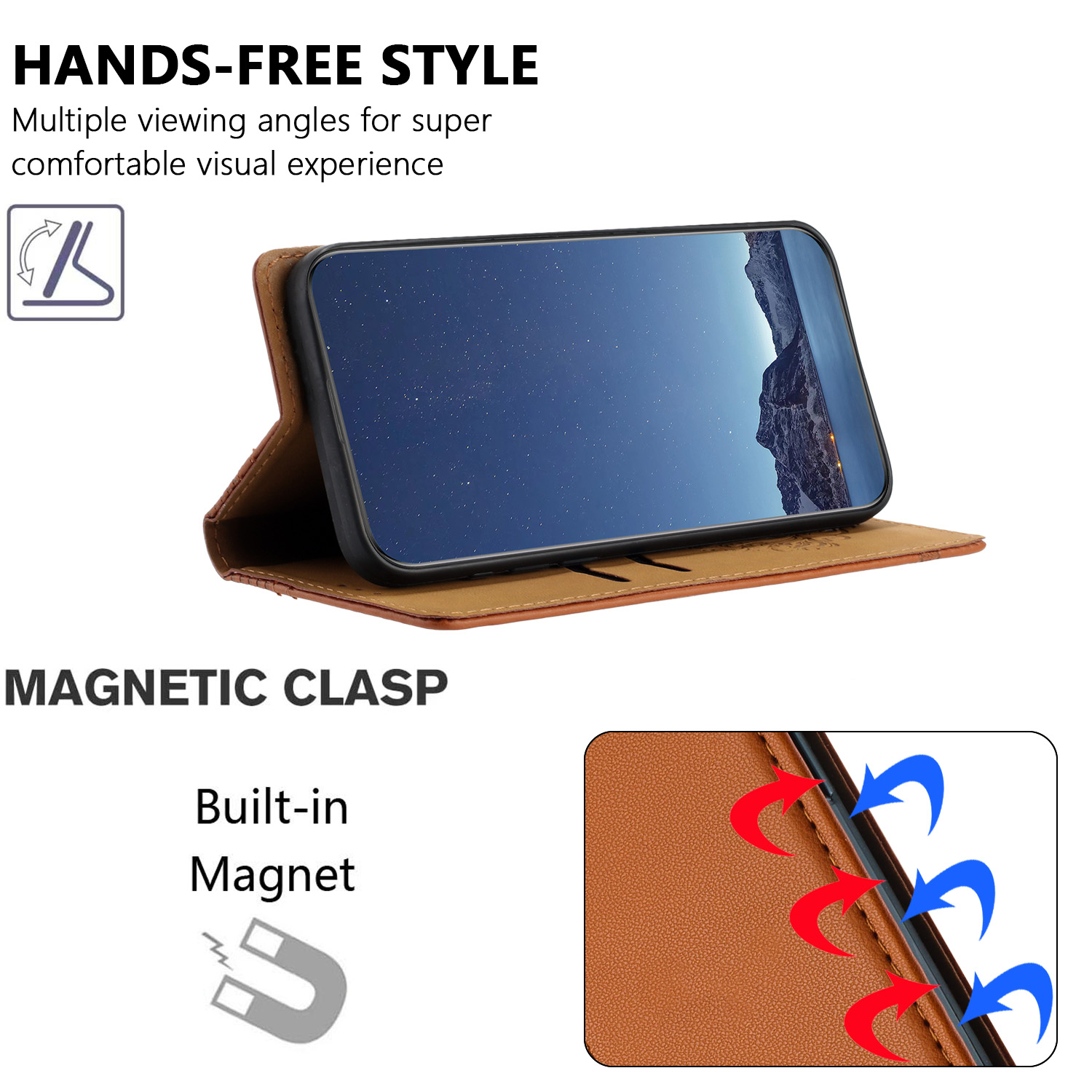 Vivo V30 Lite 5G Funda de cuero con tapa para teléfono, carcasa con billetera para Vivo V30 V30 Pro V30e V30 V40 SE