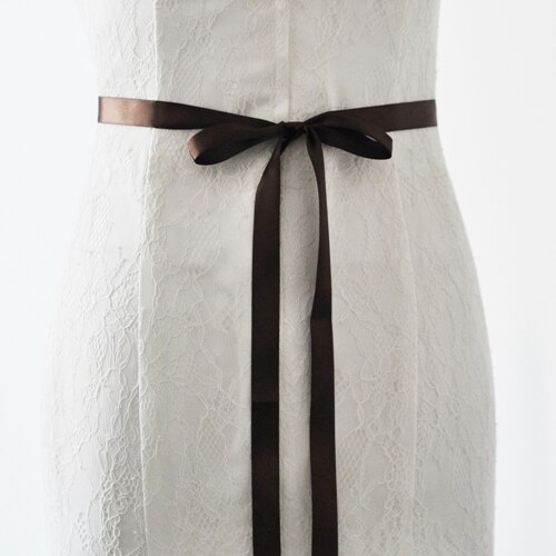 Topqueen S322 Kralen Riem Bruiloft Bruids Riem Bruiloft Parels Riem Bruiloft Accessoires Bruiloft Vrouwen Sash Populaire Bridal Sash: brown