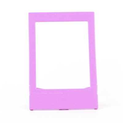 5 kleuren Top Fotolijst Home Decor Platic Bruidspaar Aanbeveling Foto Frames Ornament ca. 3.9 in: 5pcs purple