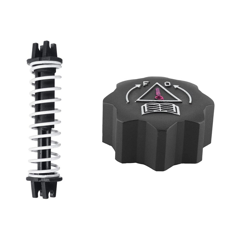 AL22 -Car Clutch Pedal Return Spring with Coolant Expansion Bottle Radiator Cap Oil Tank Filler Cap