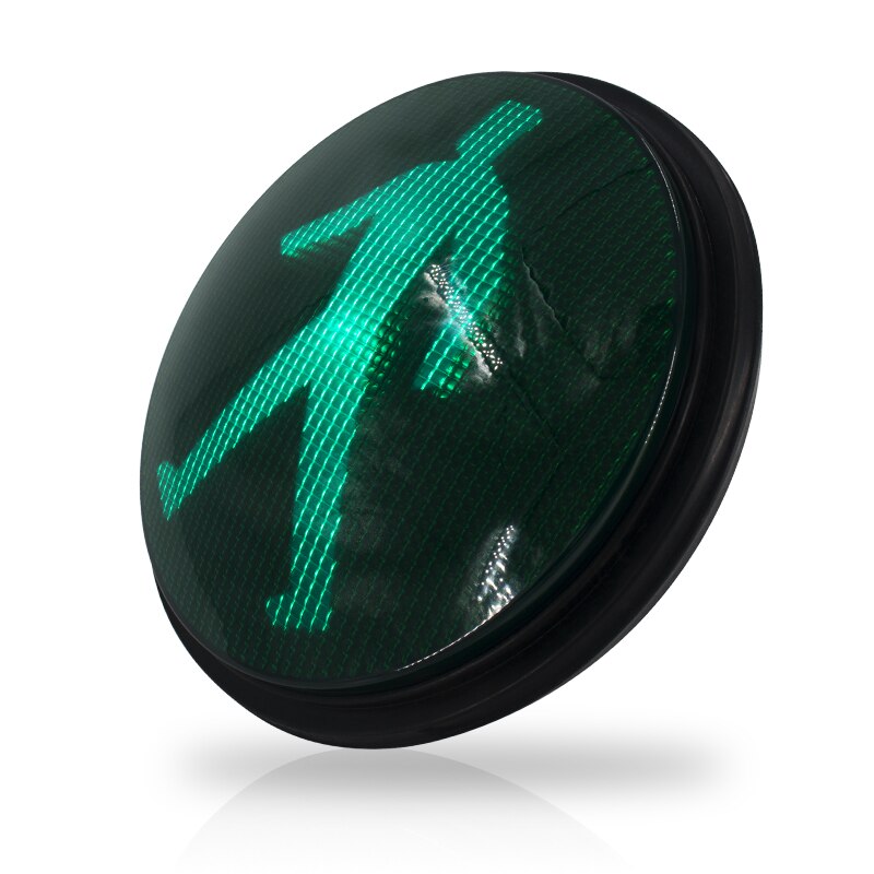 High Power 300mm Diameter Pedestrian Red Green Traffic Light Module: Green 185V-250VAC