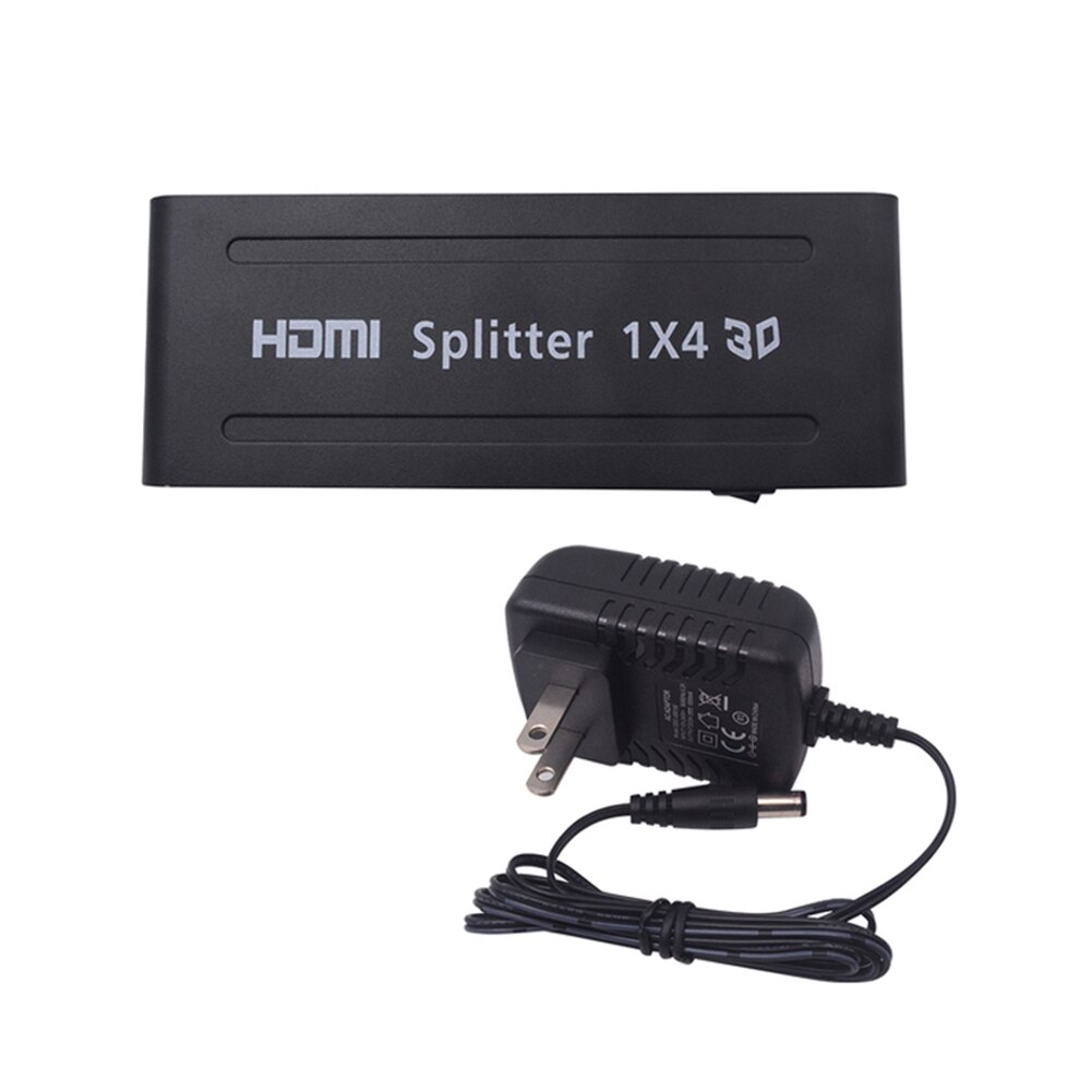 1 Input 4 Output HDMI-compatible High Definition Divider Video Splitter VGA for DVD Player