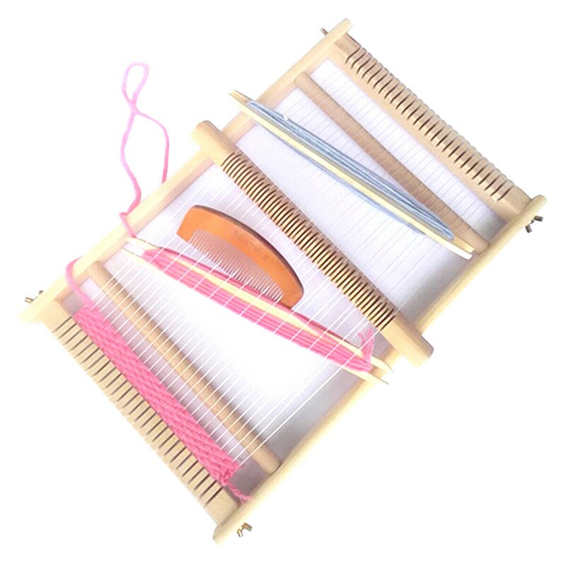 Looms Wooden Tapestry Hand-Knitted Machine DIY Woven Set Weaving Loom Kit