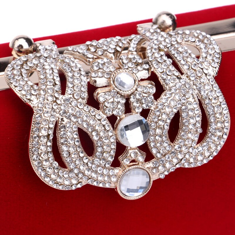 SEKUSA embrayage sacs de soirée couronne strass sacs de soirée sac à main sac à bandoulière pour mariage diamants dame sac à main Mini sacs de soirée