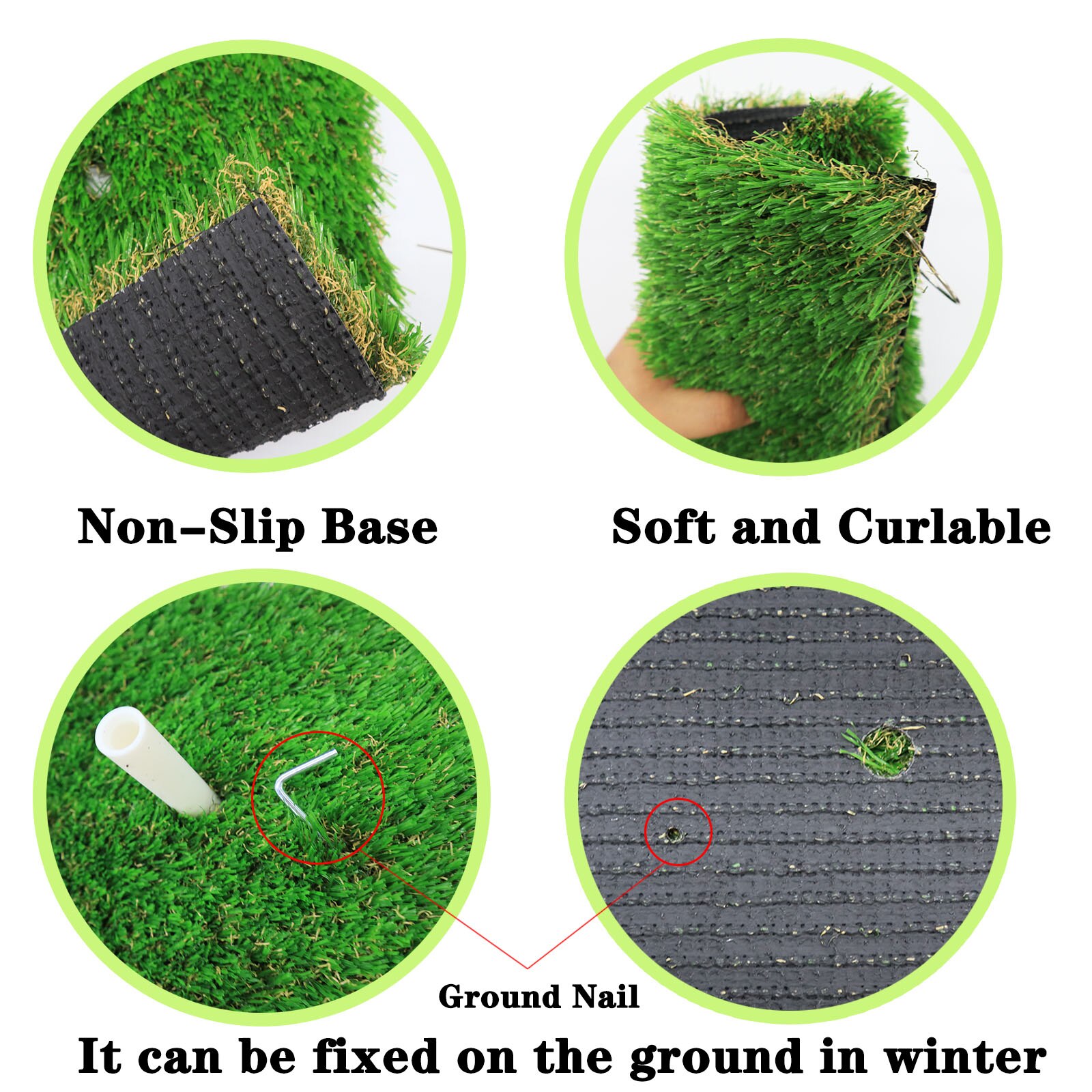 Mini Chipping Hitting Golf Mat 30x20cm with Hook Swing Training Putting Green Practice Accessories Indoor Outdoor