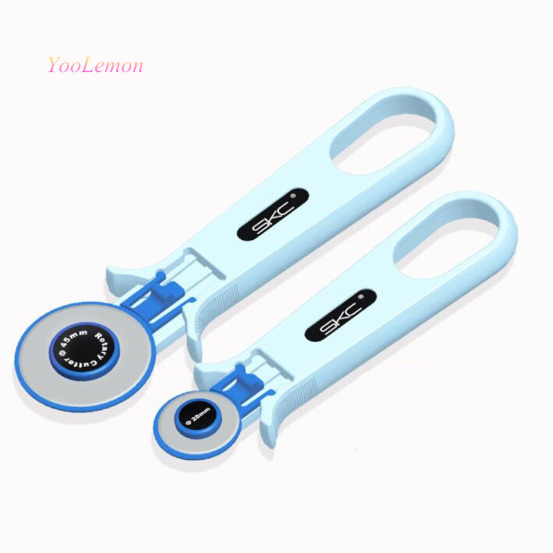 Rotary cutter with a 28 mm blade , Fabric Cutting Tool Leather Paper Vinyl strips Rotary Cutter