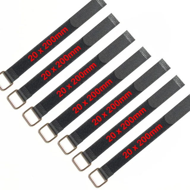 5 Stuks Herbruikbare Metalen Gesp Haak Lus Band Kabelbinders Model Bandjes Draad Stok Gesp Riem Bundel Tie Haak Lus sluiting Tape: Black