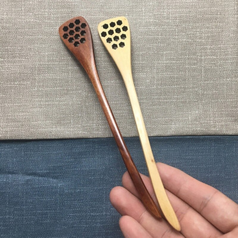 10 Stuk Set Lepel Stok Drinken Thee Mengen Roerder Hollow Creatieve Lange Steel Koffie Roeren Lepels Keuken Tool