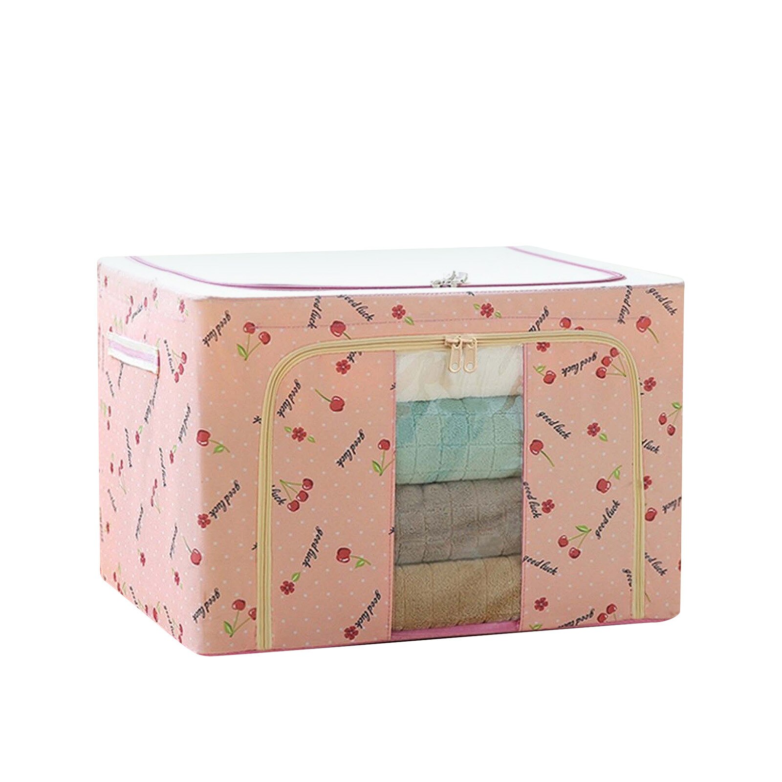 Grote Capaciteit Stofdicht Leuke Kleding Opbergtas Organizer Met Dikke Stof Voor Dekbedden Kleurrijke Patroon Organizer Box