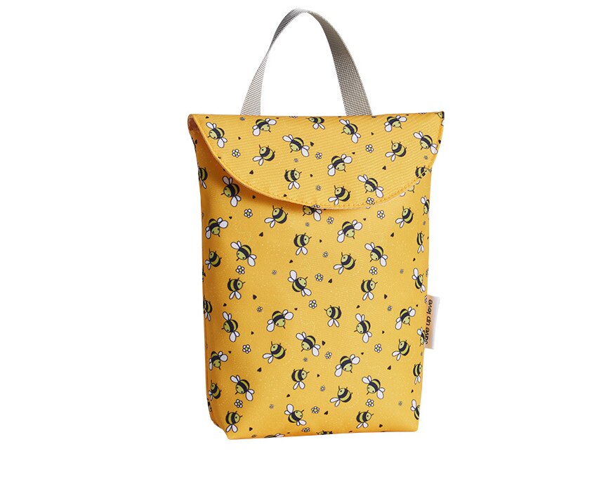 Multifunktionella blöjväskor återanvändbara vattentäta blöjupplägg mummy wet baby bag