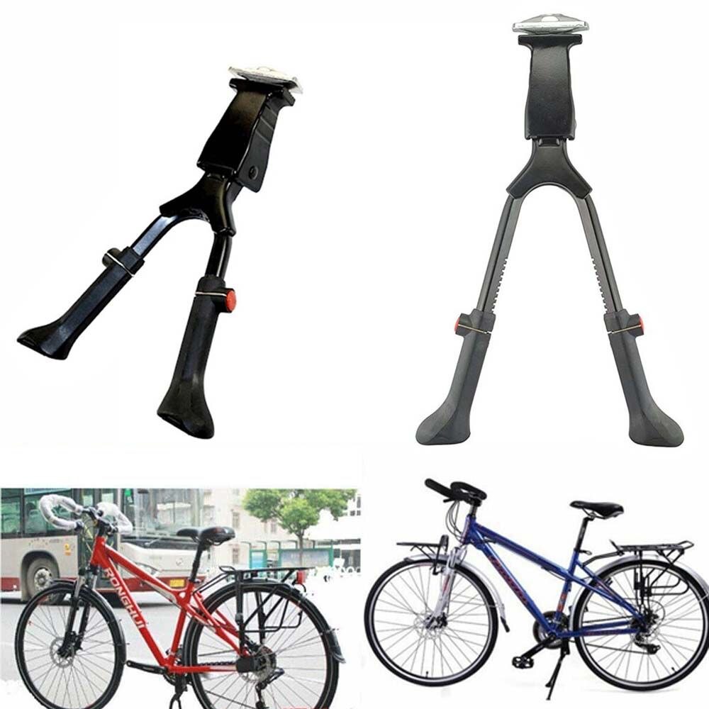 Bike Prop Aluminium Dubbele Been Fiets Stand Dubbele Kickstand Fietsen Accessoires Parking Rack Fiets Kickstand